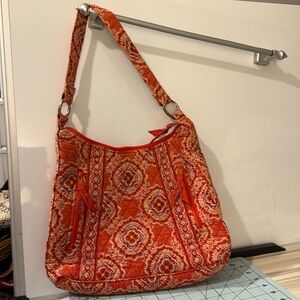 Vera Bradley Shoulder Tote Bag Purse Authentic Paprika Quilted Zip Handbag